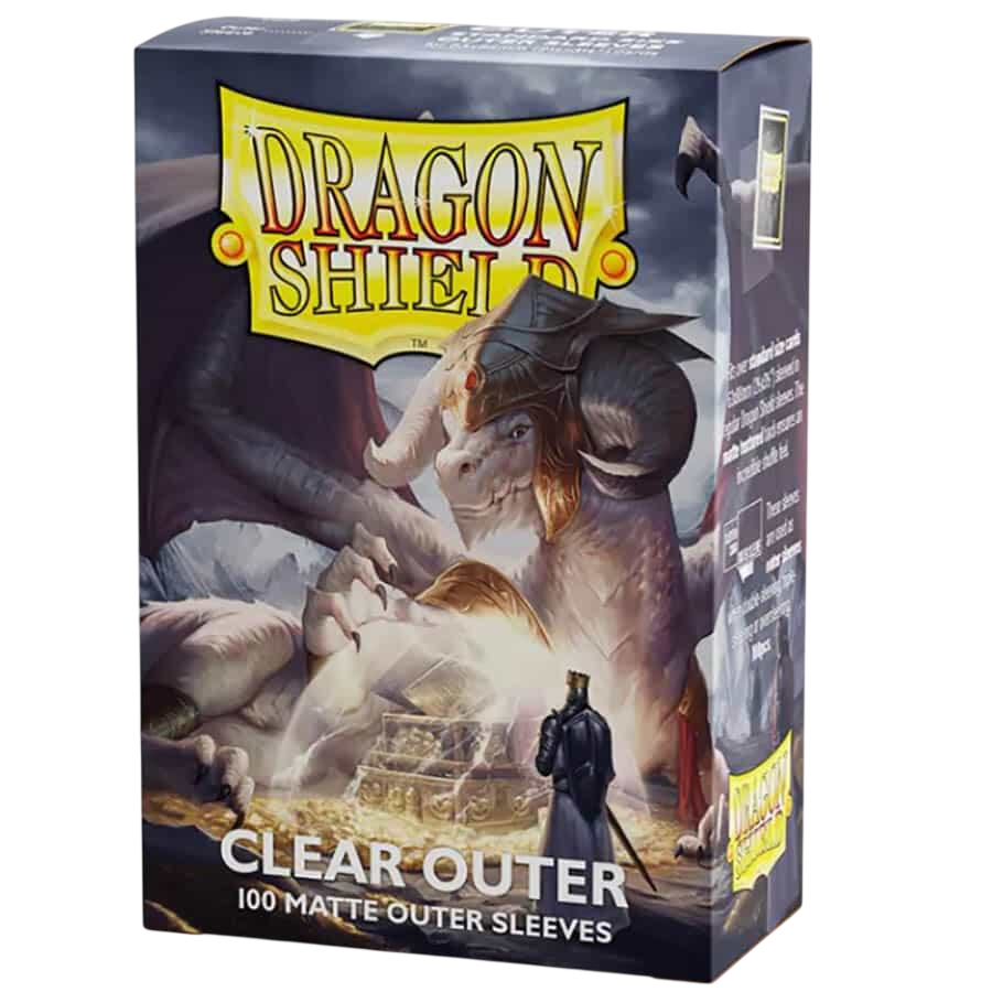 Dragon Shield Matte Outer Sleeves - Clear (100-Pack)