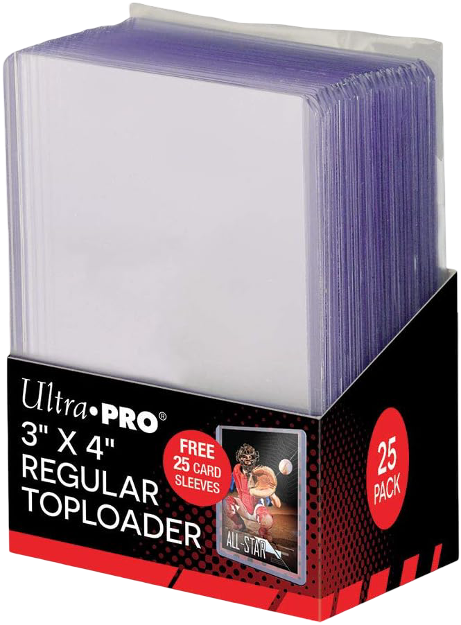 Ultra Pro Toploaders: 3" X 4" Clear w/ Card Sleeves