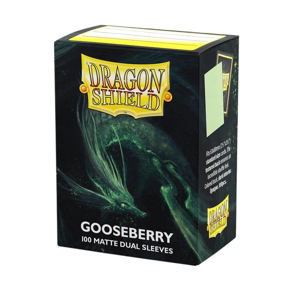 Dragon Shield Dual Matte Standard Sleeves - Gooseberry (100-Pack)