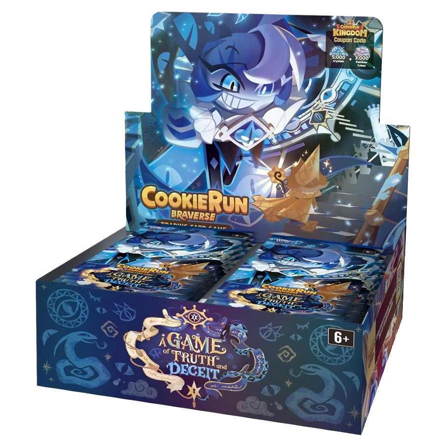 CookieRun TCG: A Game of Truth and Deceit Booster Display