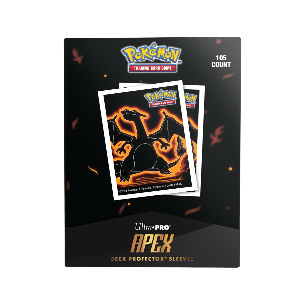 APEX Deck Protector Sleeves - Pokemon Neon Kanto: Charizard (105-pack)