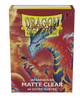 Dragon Shield Japanese Size Matte Clear Outer Sleeves (60-Pack)
