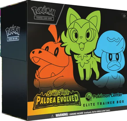 Paldea Evolved Pokemon Center Elite Trainer Box (Exclusive)