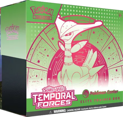 Temporal Forces Pokemon Center Elite Trainer Box (Exclusive) [Iron Leaves]