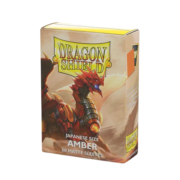 Dragon Shield Japanese Matte Sleeves - Amber (60-Pack)