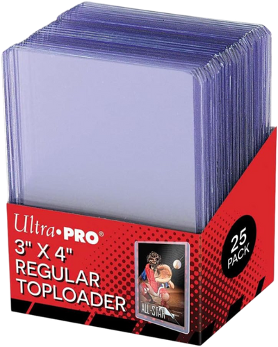 Ultra Pro 3 X 4 Toploader 25 Pack