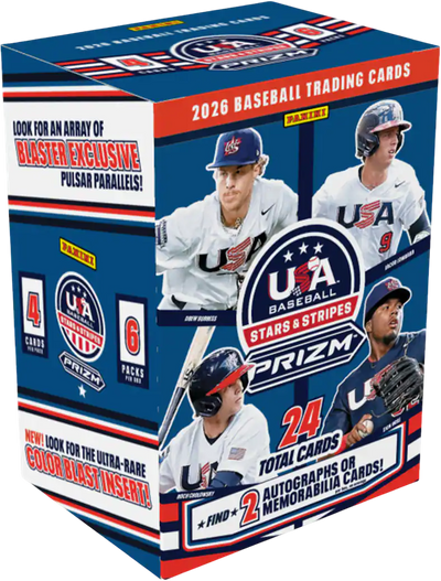 2026 Panini Stars & Stripes Prizm Baseball Blaster Box