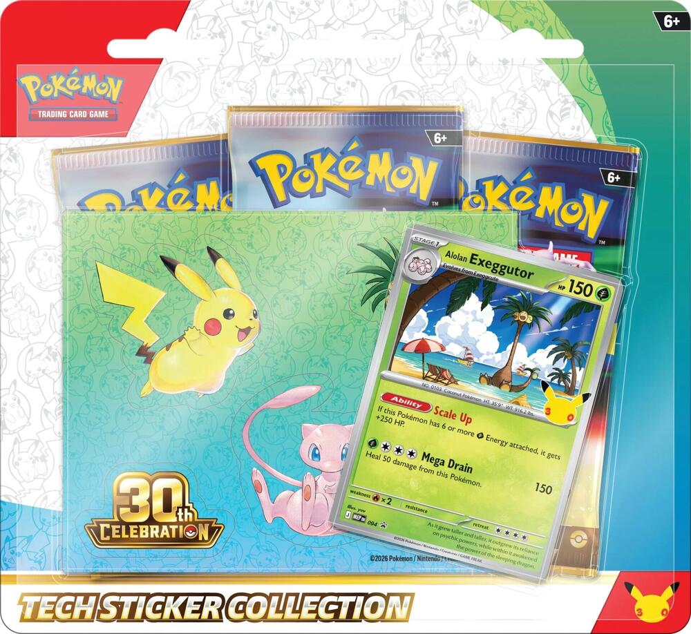 30th Celebration Tech Sticker Collection (Random Promo) (LIMIT 1)