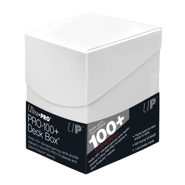 Ultra Pro ECLIPSE® PRO 100+ DECK BOX® - Arctic White