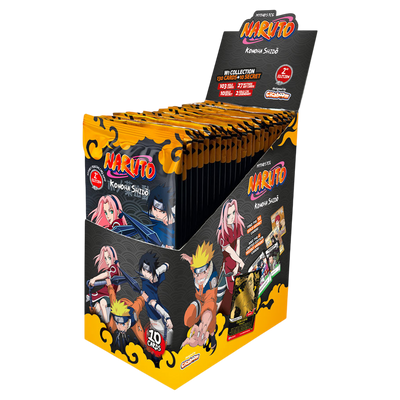 Naruto Mythos TCG: Set 1 - 2E: Konoha Shido Booster Display