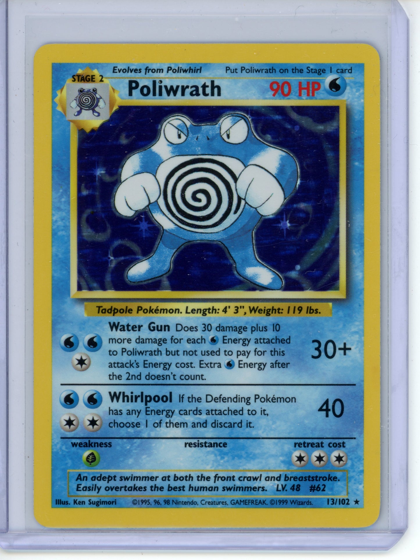 Poliwrath #13 Pokemon Base Set