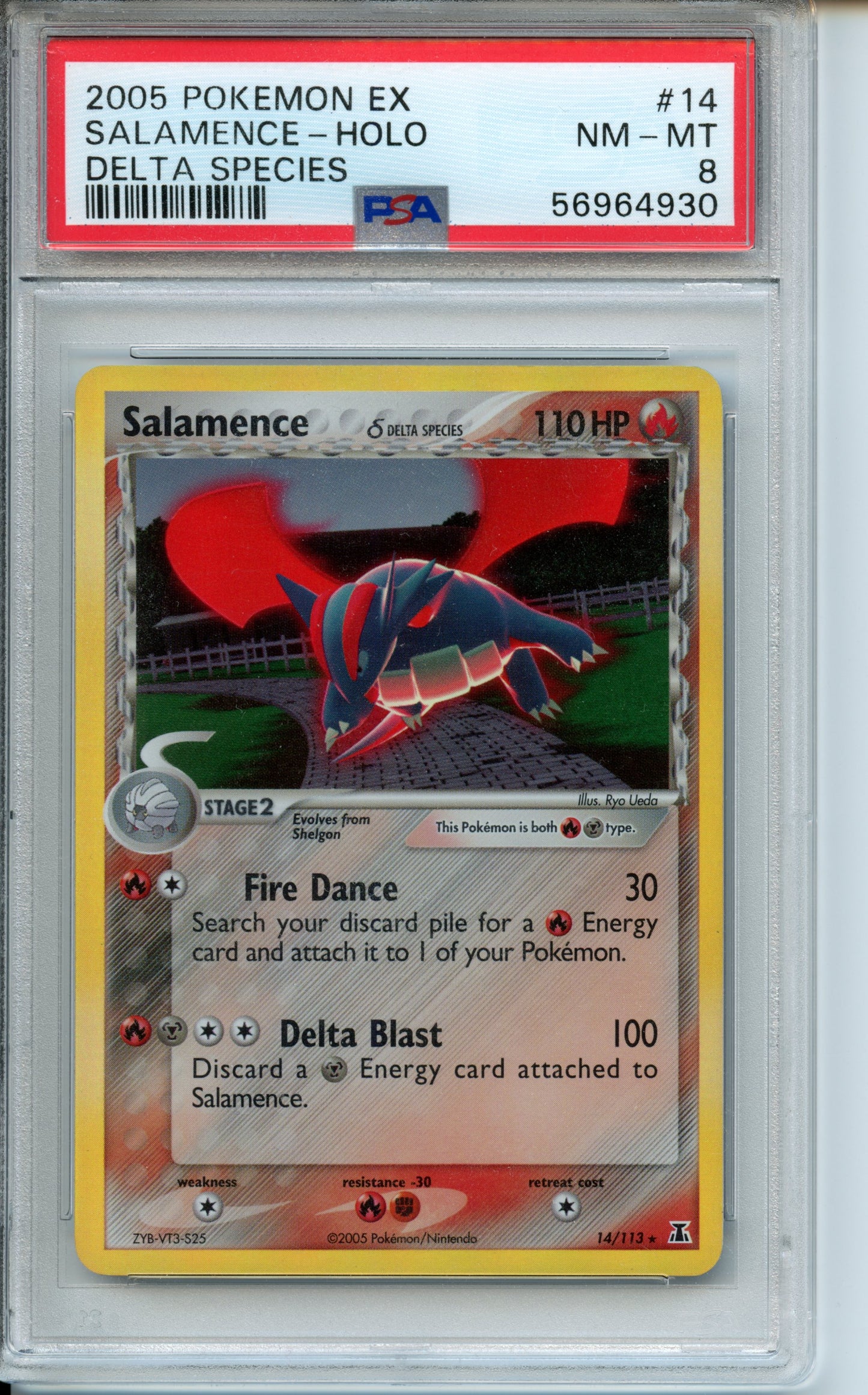 Salamence - PSA 8