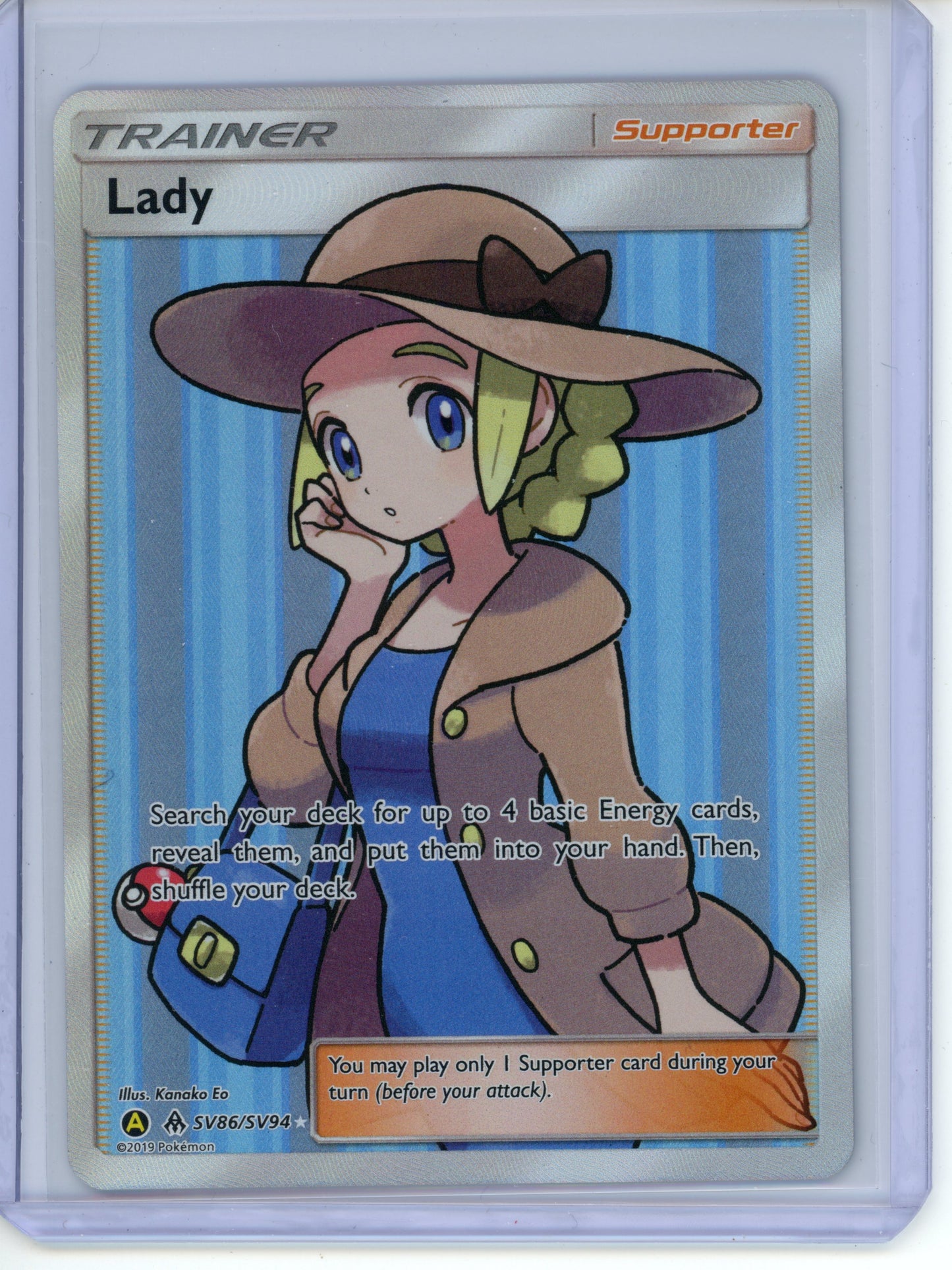 Lady #SV86 Pokemon Hidden Fates