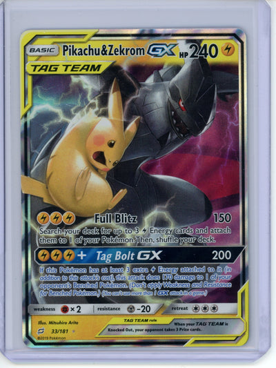 Pikachu & Zekrom GX #33