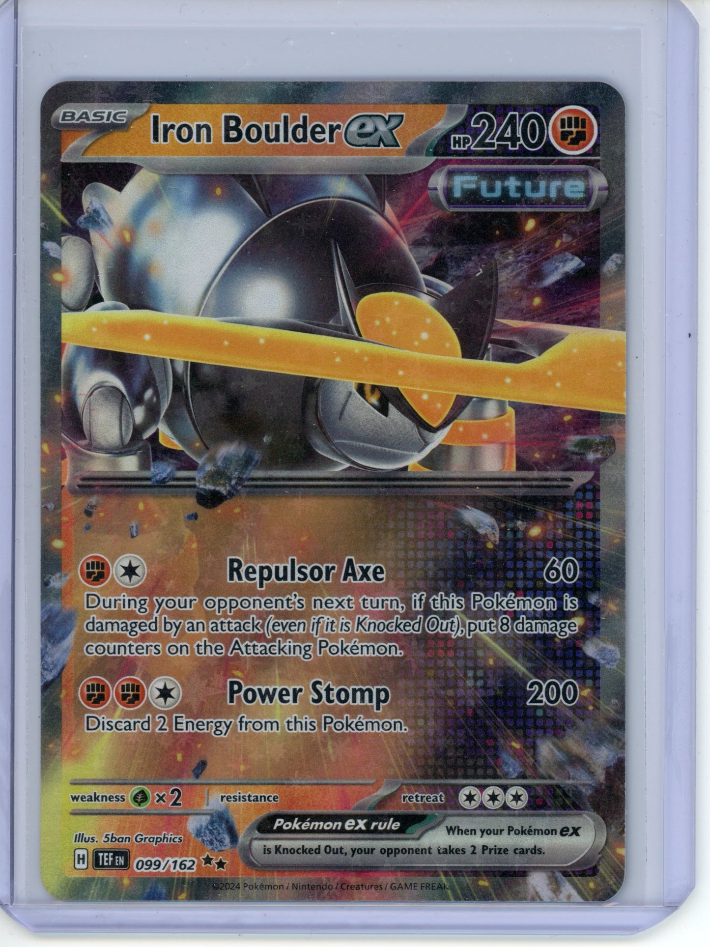 Iron Boulder ex #99 Pokemon Temporal Forces