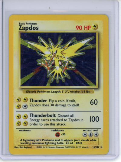 Zapdos #16 Base Set