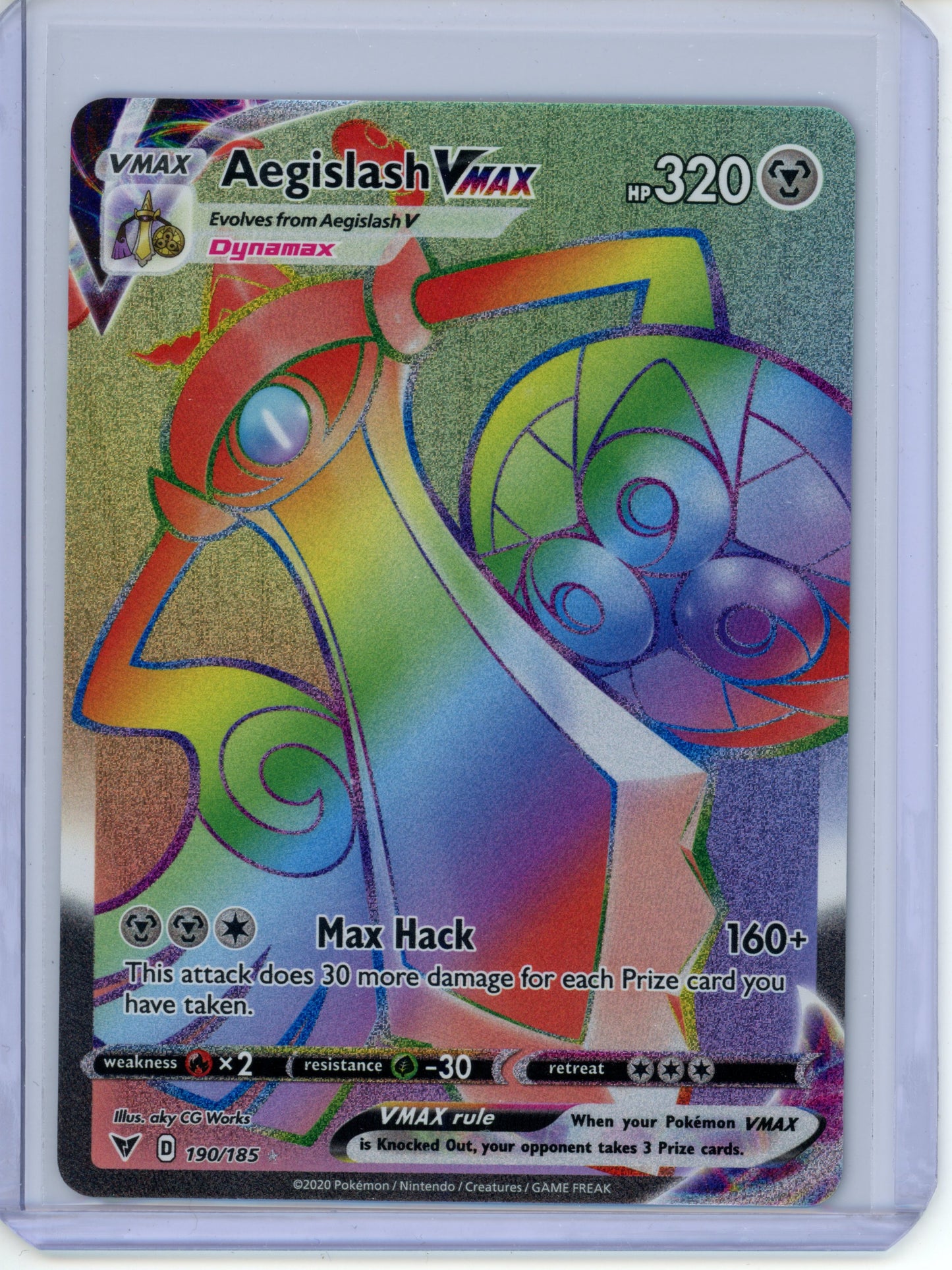 Aegislash VMAX #190 Vivid Voltage