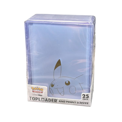 Pikachu TOPLOADER and PENNY SLEEVES Combo Pack