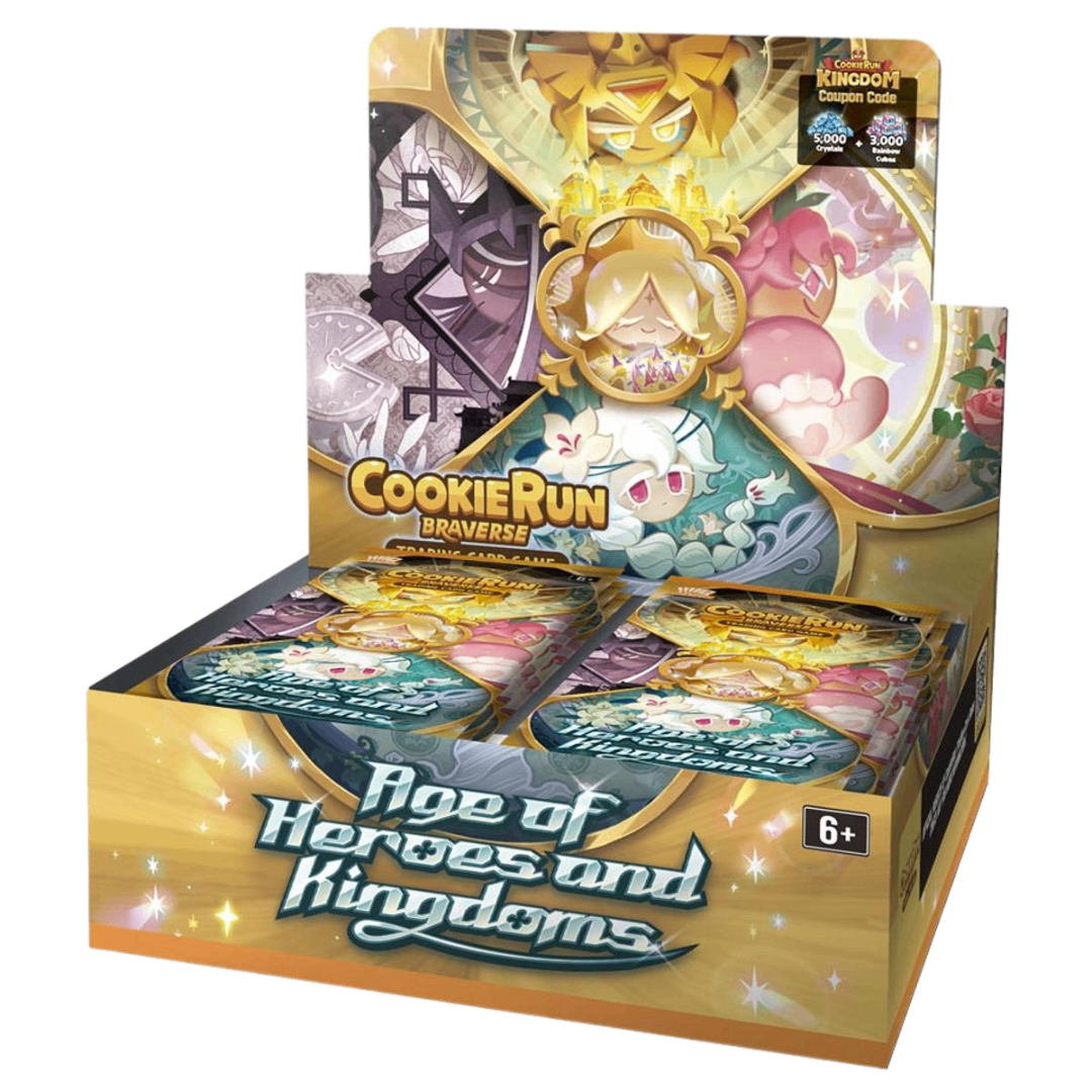 CookieRun TCG: Age of Heroes and Kingdoms Booster Display