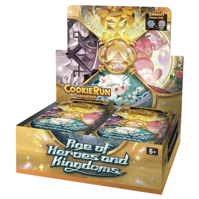 CookieRun TCG: Age of Heroes and Kingdoms Booster Display