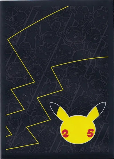 Celebrations Elite Trainer Box Card Sleeves - 25 Pikachu (65 Pack)